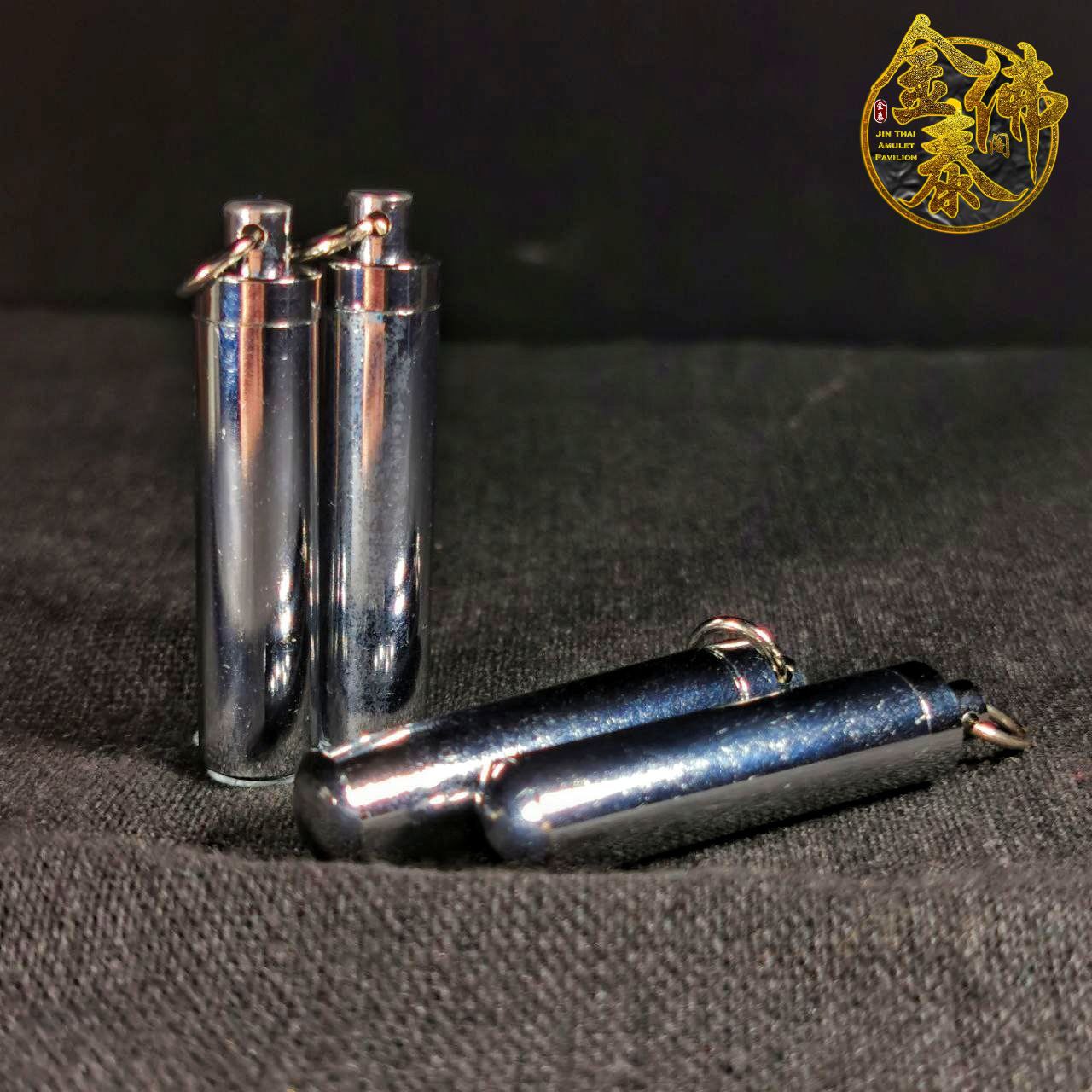 Jin Thai Fo Pai - Cylinder Pendant Tube｜Stainless Steel Openable Pendant