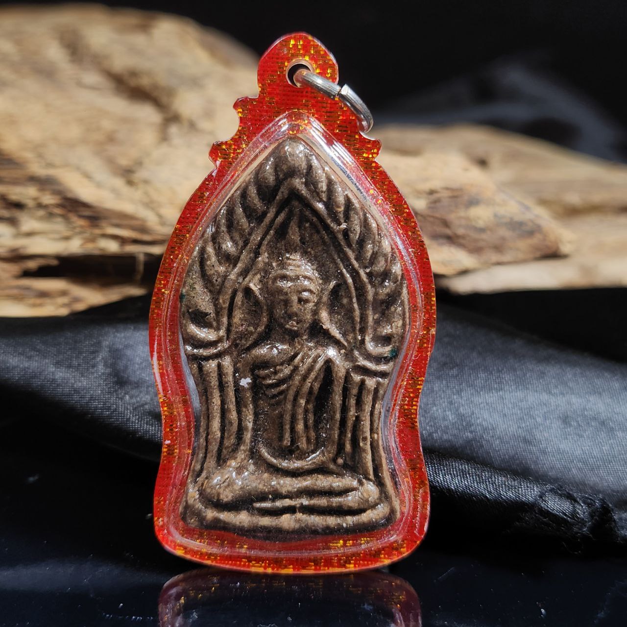 Jin Thai Fo Pai - ARCHAN DAENG啊赞殿骨碎块3支符管坤平（红金色防水壳）