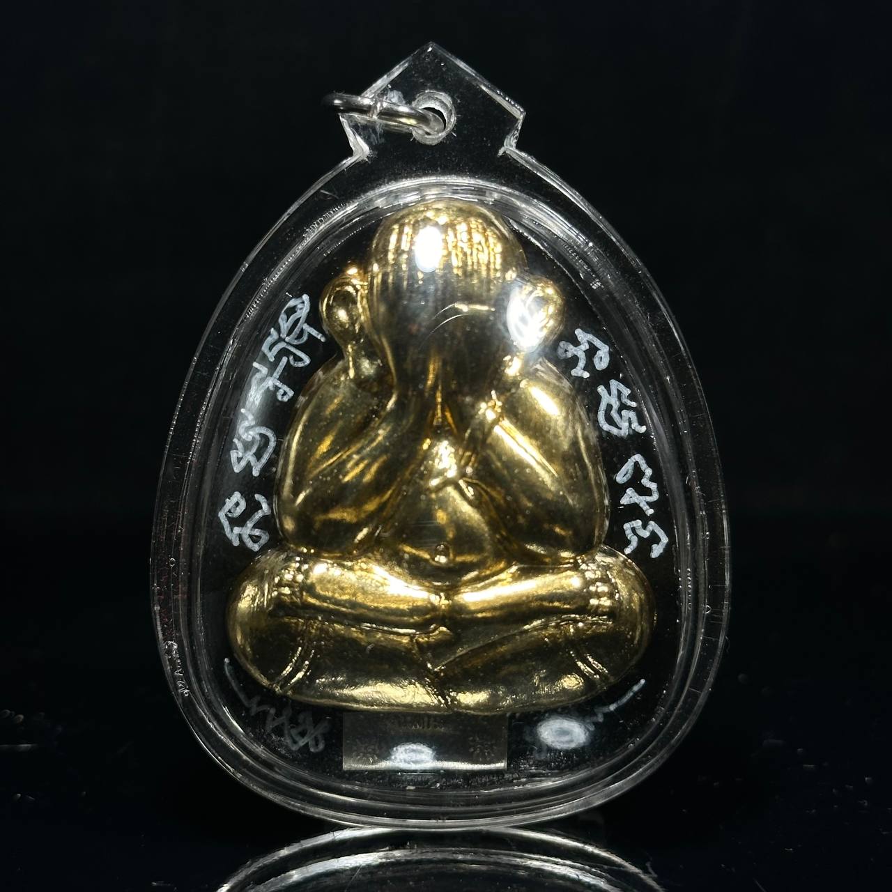 LUANG PHOR SAITHONG龙婆塞通金脸掩面必达（39支银符管）
 | Jin Thai Fo Pai