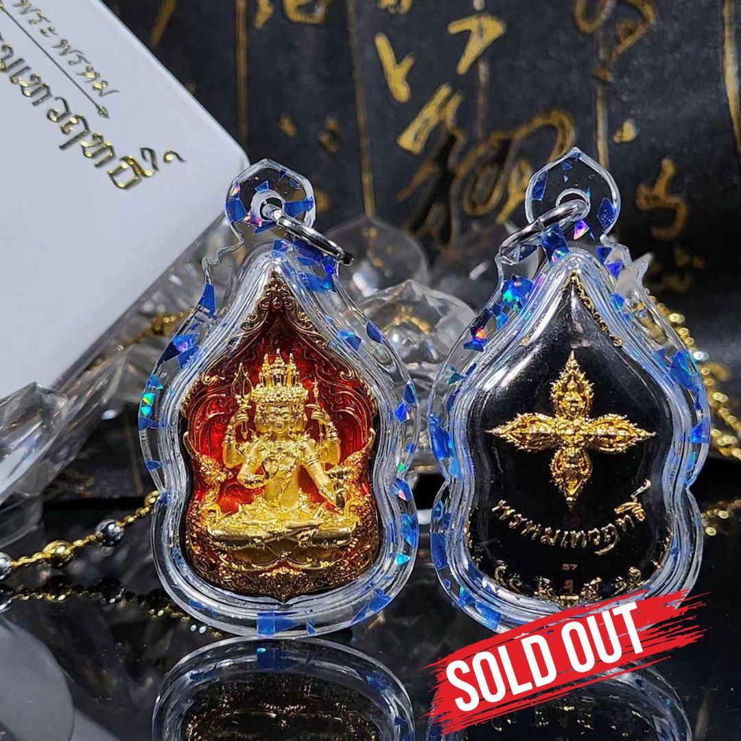 Jin Thai Fo Pai - 龙婆宋BE.2566大富豪财富四面神佛（款式2）
