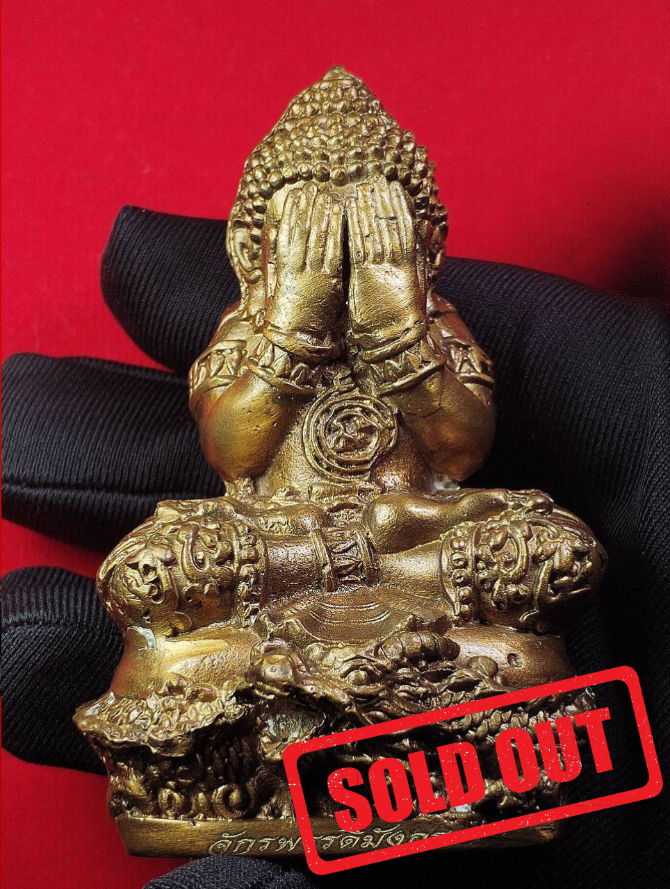 Jin Thai Fo Pai - WAT DONGSALA祥龙掩面必打3寸金身(现物实拍）