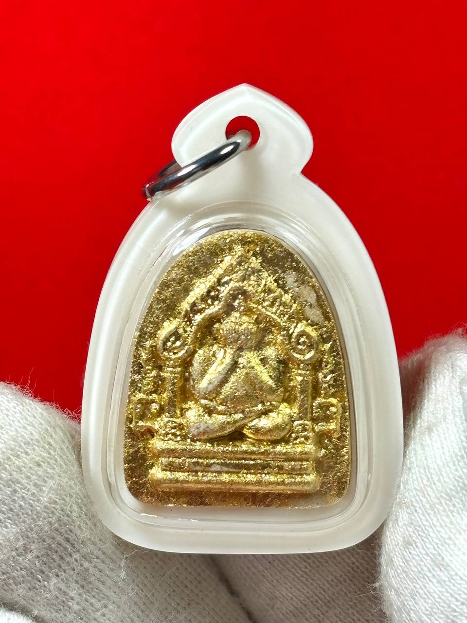 ARCHAN TOI阿赞代富贵万事必达（背部纯银符管）现物实拍
 | Jin Thai Fo Pai