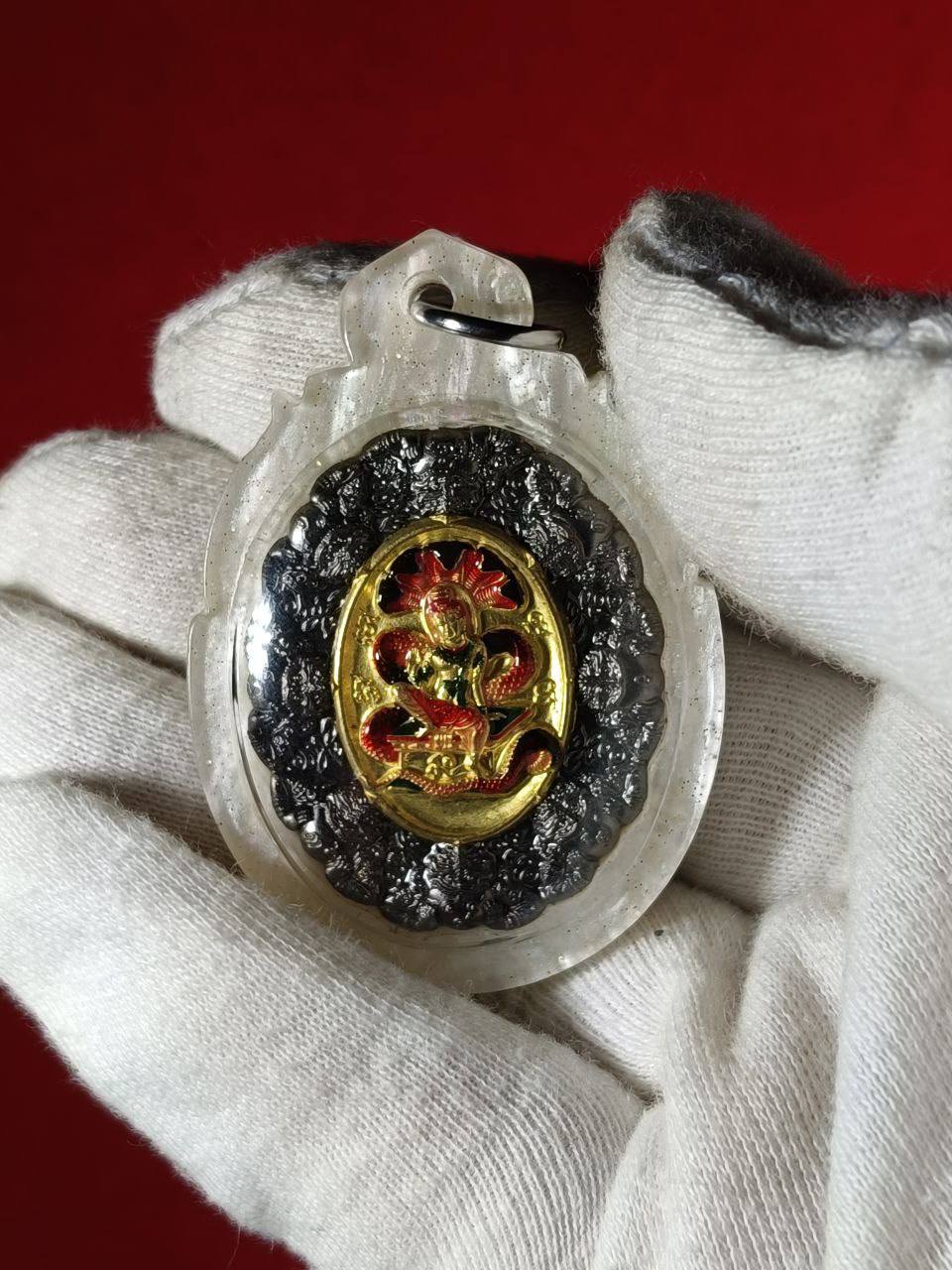 Jin Thai Fo Pai - 阿赞初 瓦普泰萨湾BE.2566 泽度金 “伦巴迪寒”纳朗（款式4）现物实拍
