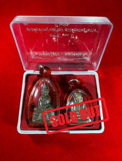 Jin Thai Fo Pai - WAT BOWON BE.2556套装索通佛财神龙婆银(现物实拍）
