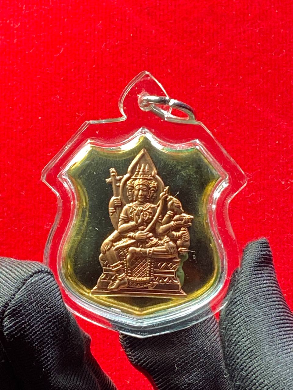 Jin Thai Fo Pai - LUANG PHOR WAN龙婆湾佛历2561四面佛（黄铜盖红铜）