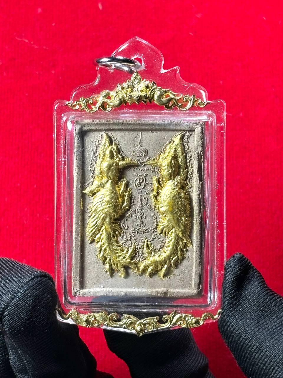 Jin Thai Fo Pai - LERSI PONSAPAK鲁士鹏萨帕早期萨利卡（镀金雕刻拉胡亚克力防水壳）