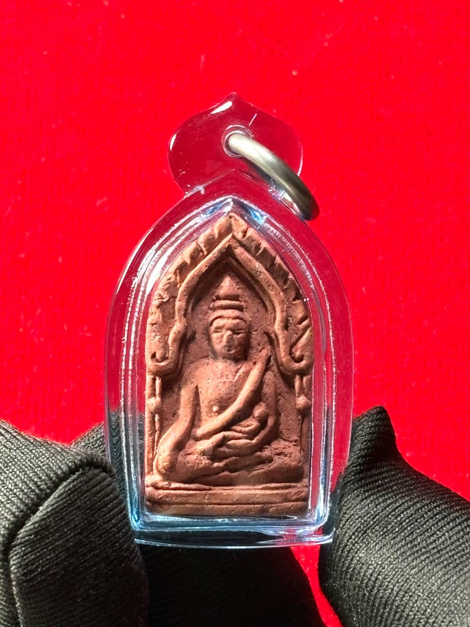 Jin Thai Fo Pai - LUANG TA KHAW 龙达考坤平抱古曼佛历2561年（透明蓝亚克力防水壳）