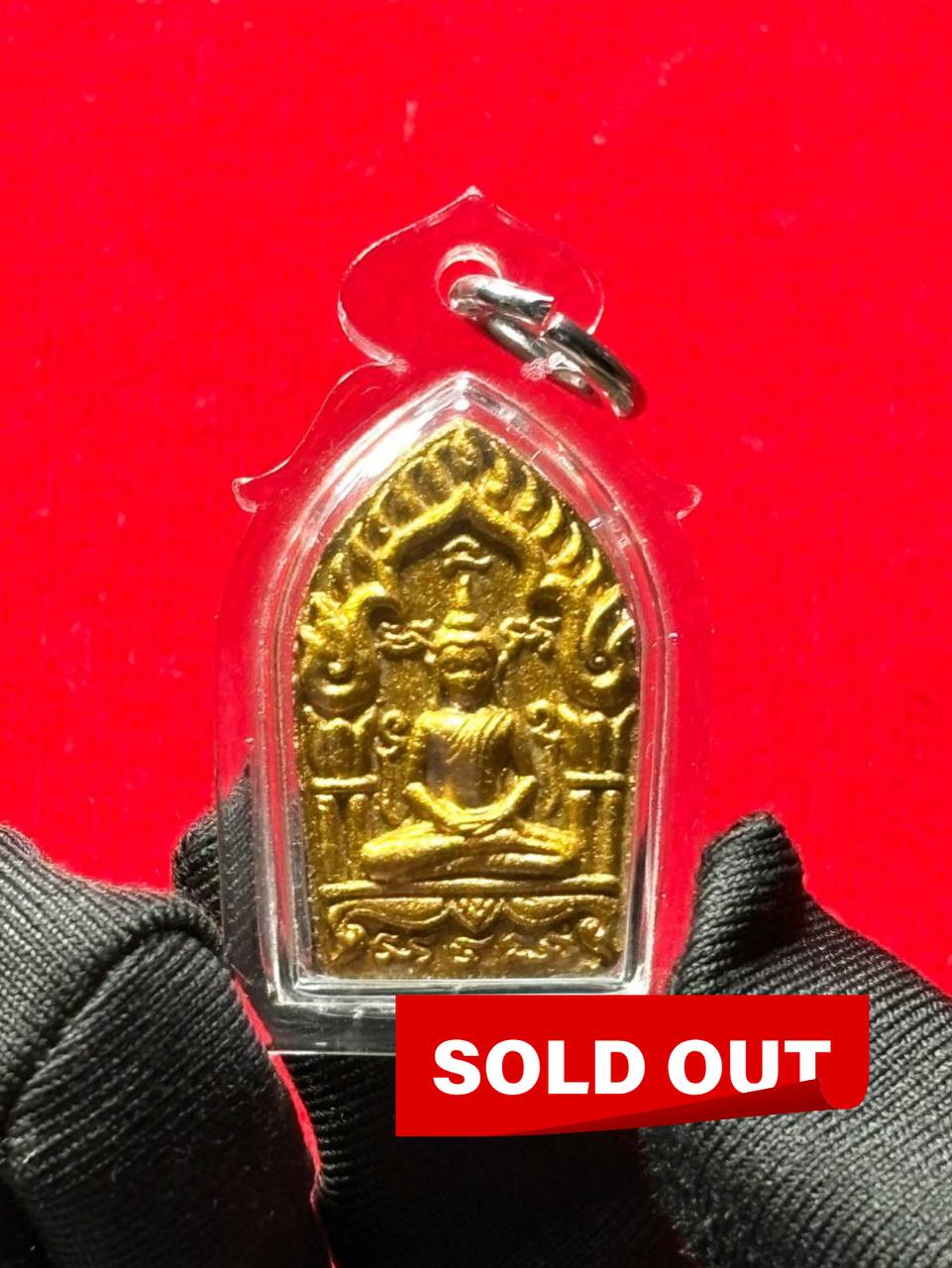 Jin Thai Fo Pai - LUANG PHOR SAKORN坤平小（背后黄色）