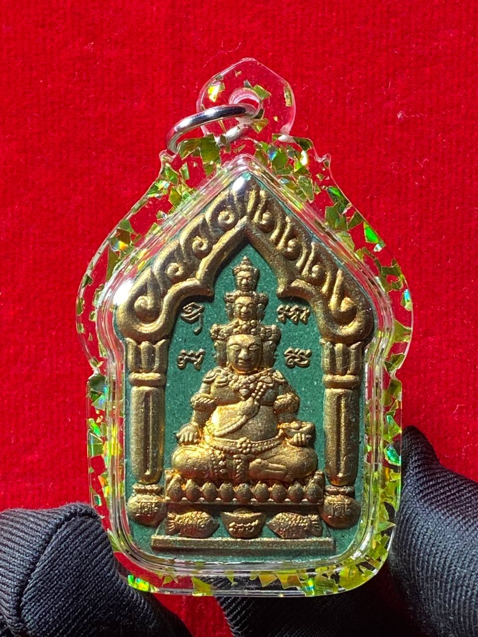 Jin Thai Fo Pai - LP THONG DAM富贵九面佛（附有庙盒）现物实拍
