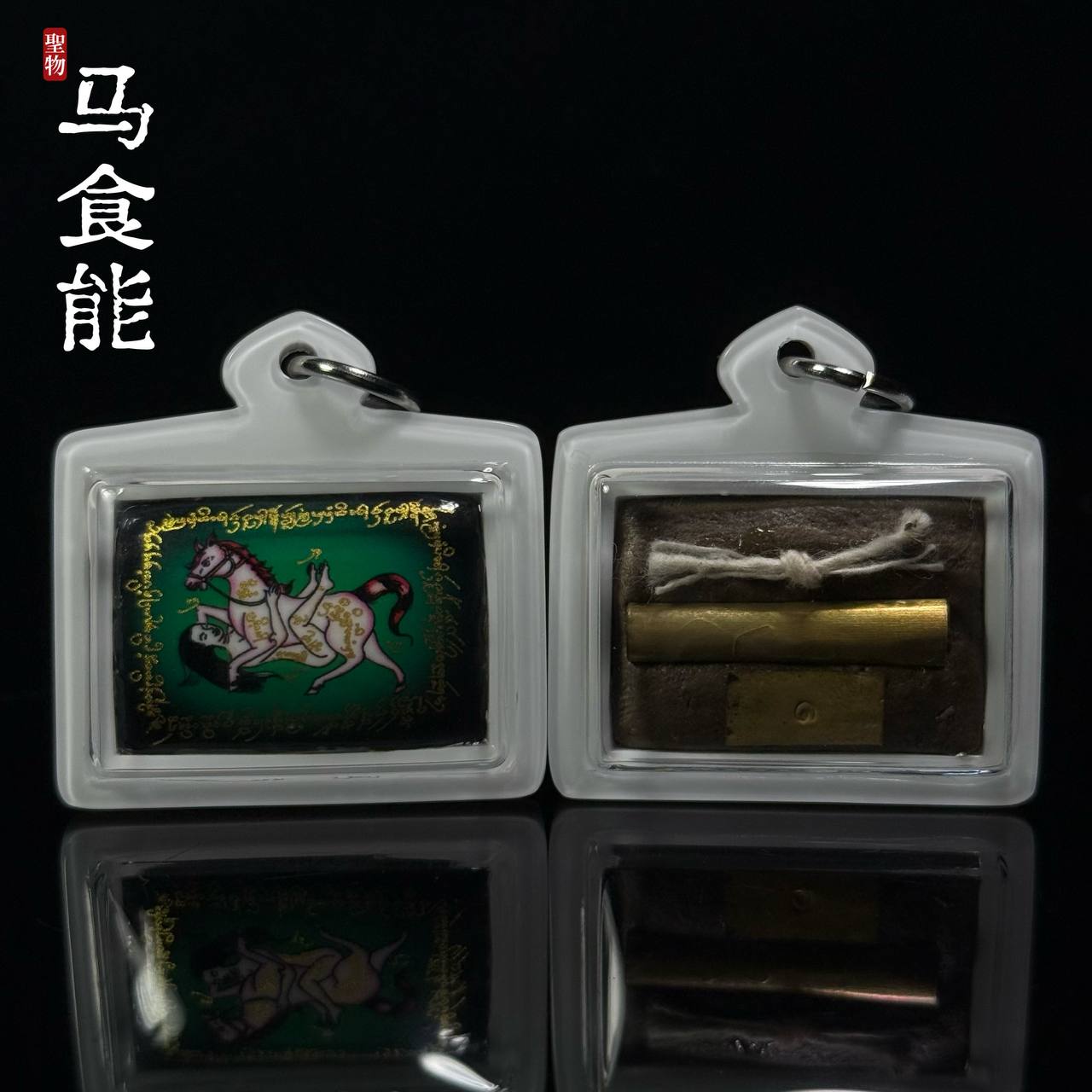 Jin Thai Fo Pai - Por Noi Tan 马食能 Locket（Ma Sep Nang · 青底版）