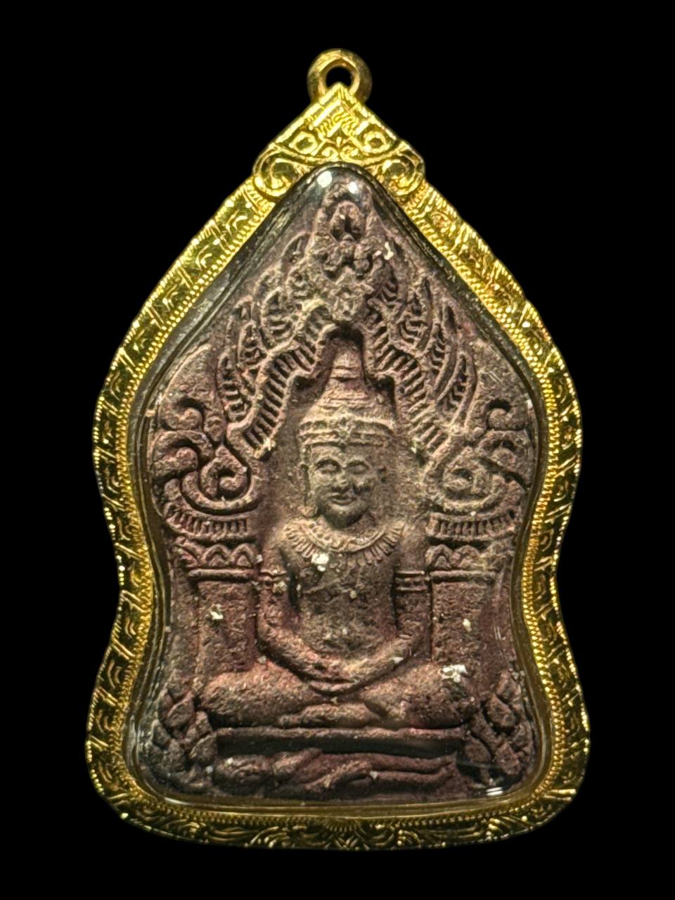 Jin Thai Fo Pai - 泰国素林府啊赞拜“108狠料佑坤鹏”高级纯银符管（祭祖版）已经包好80金壳(现物实拍）