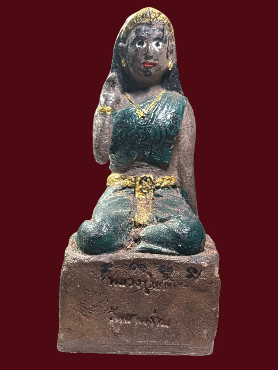 Jin Thai Fo Pai - 绿衣招财女神（แม่นางกวัก หลวงปู่แย้ม วัดสามง่าม 省那空巴统）现物实拍