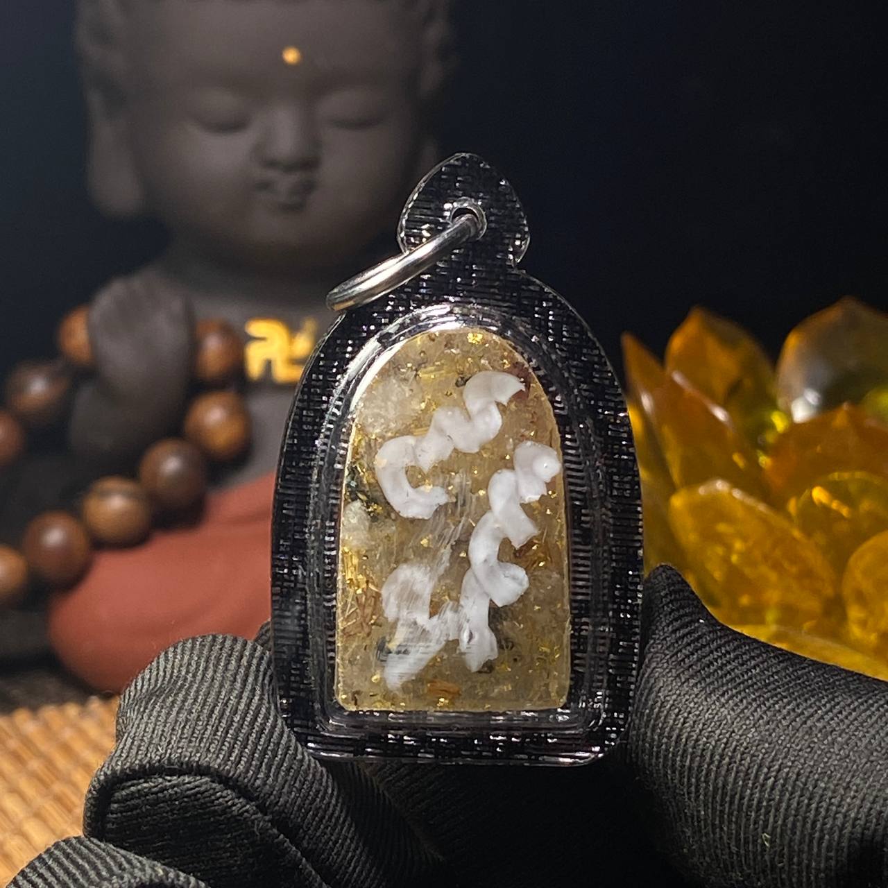 ARCHAN PRAYOOT啊赞芭玉水晶雕龙婆托（实物4）现物实拍 | Jin Thai Fo Pai